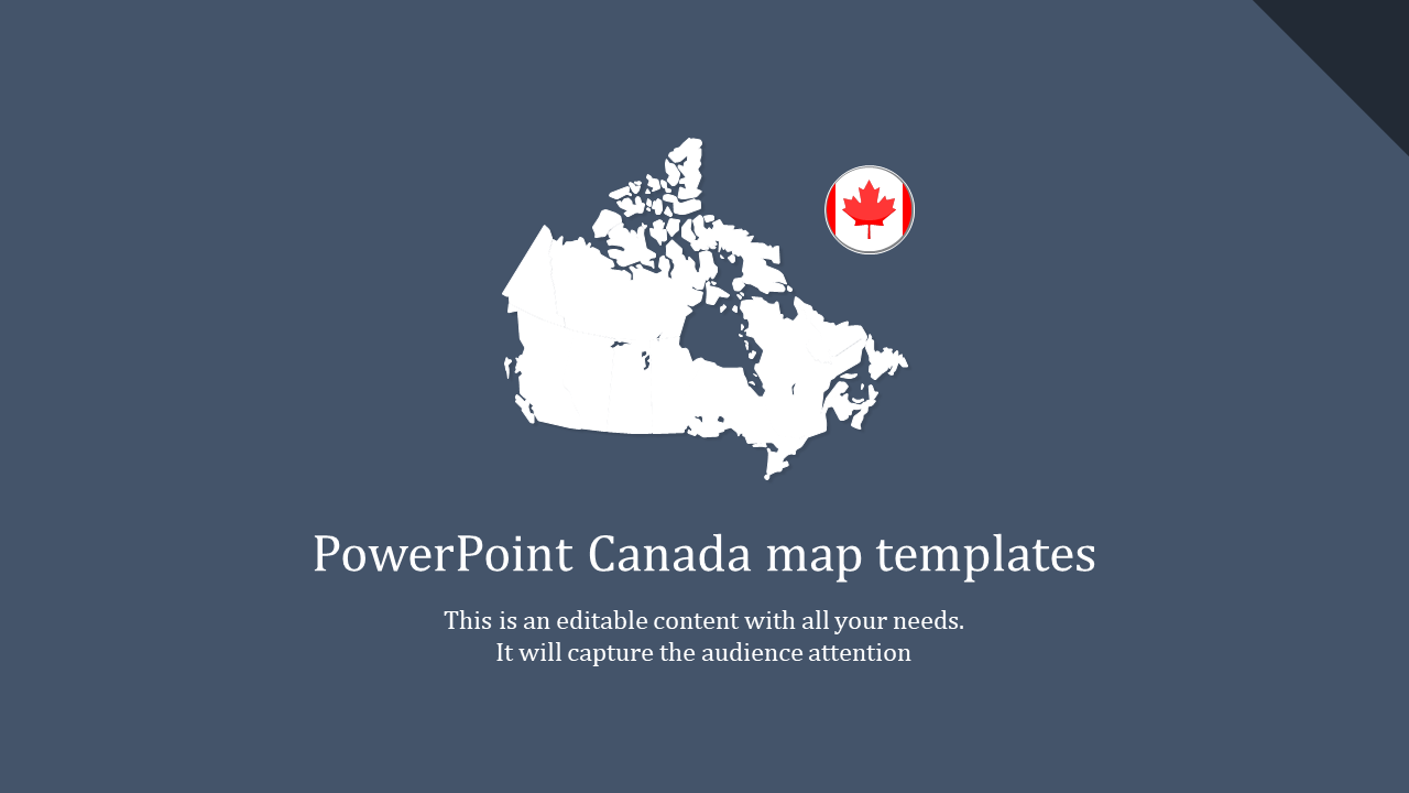 Free - Download Unlimited PowerPoint Canada Map Templates